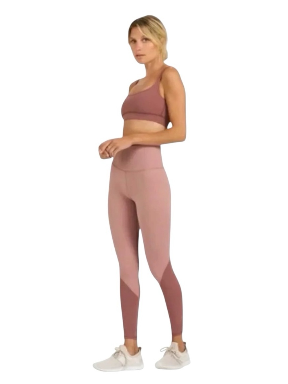 Vuori Colorblock Studio Legging Women's Small Light Terra Cotta NWT